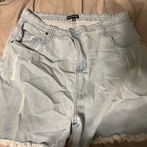 Pretty little thing jean shorts never worn